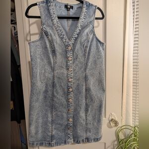 Frye Denim Button-Down Dress NWOT